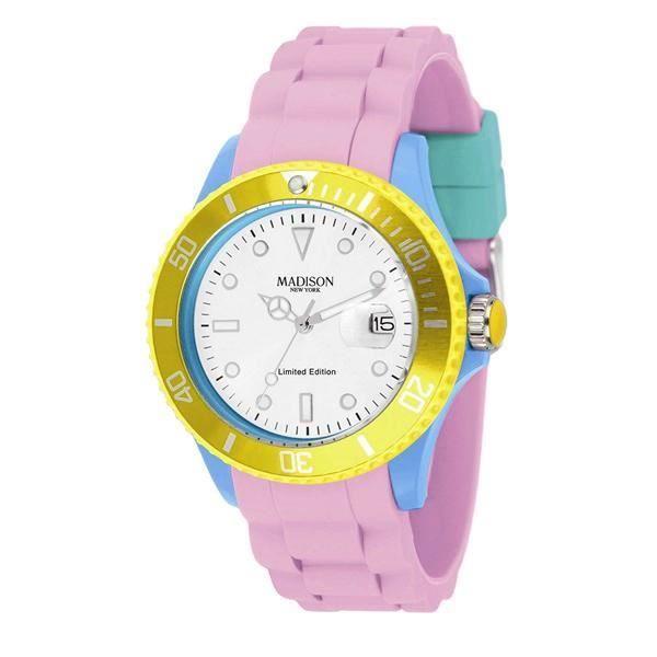 Montre Femme - Madison - U4484 - Quartz - Résine - Etanche 5 atm