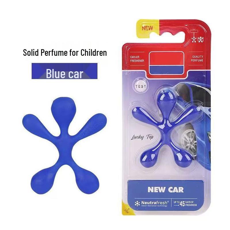 Car Air Freshener Scented Paper Hanging Ornament for Vent - Cartoon Design Solid Perfume