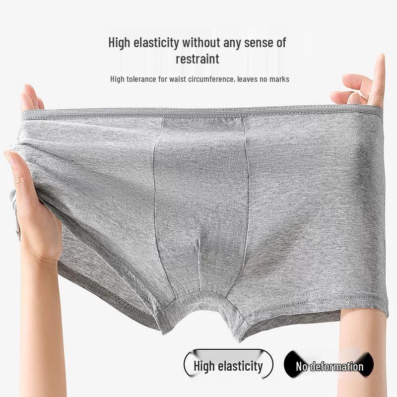 Vipy Herren Einweg-Boxershorts aus reiner Baumwolle, 5er-Pack