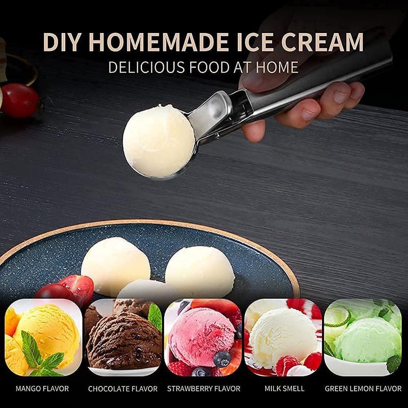 Ice Cream Scoop Stainless Steel Spoon Watermelon Baller Fruit Dessert Ball Maker Kitchen Tools