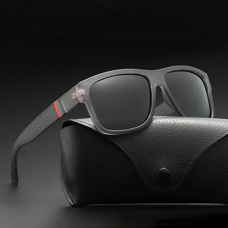 Fashion Square Sunglasses Men Vintage Plastic Male Sun Glasses Women Stylish Black Sport Shades UV400