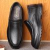 Men's Shoes 2025 Autumn New Leather Shoes Men's Soft-soled Casual Shoes Light Foot Cover Middle-aged and Elderly Father Shoes