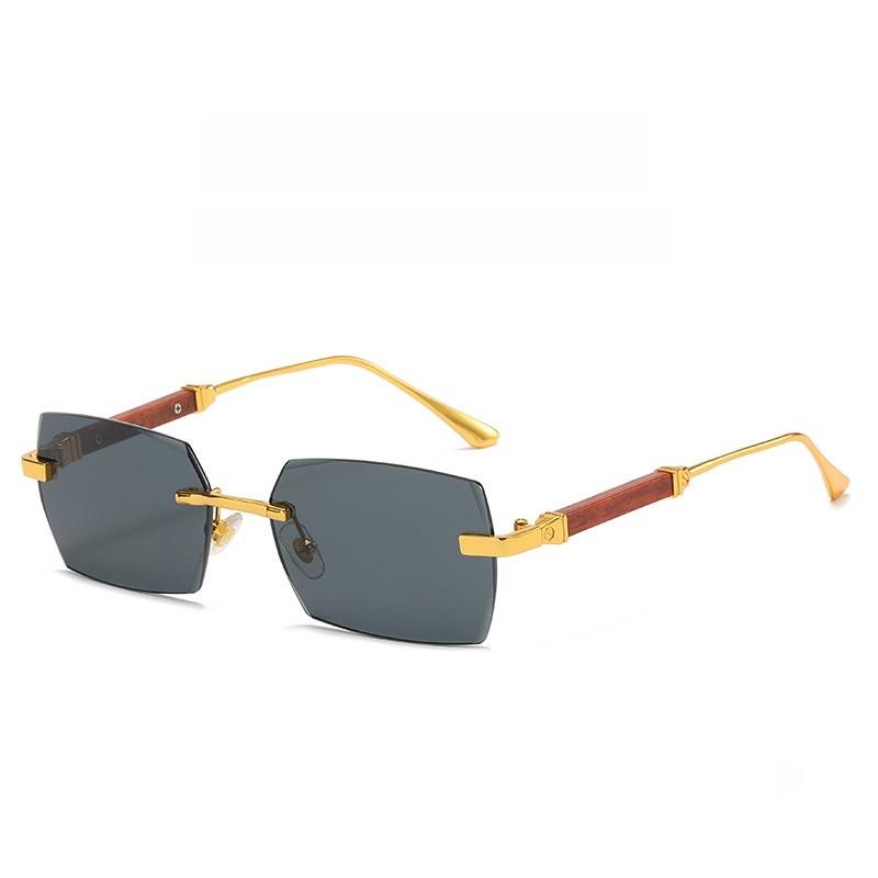 

Modern Geometric Womens Square Sunglasses With Uv400 Protection And Pc Lenses For Outdoor BlackGray