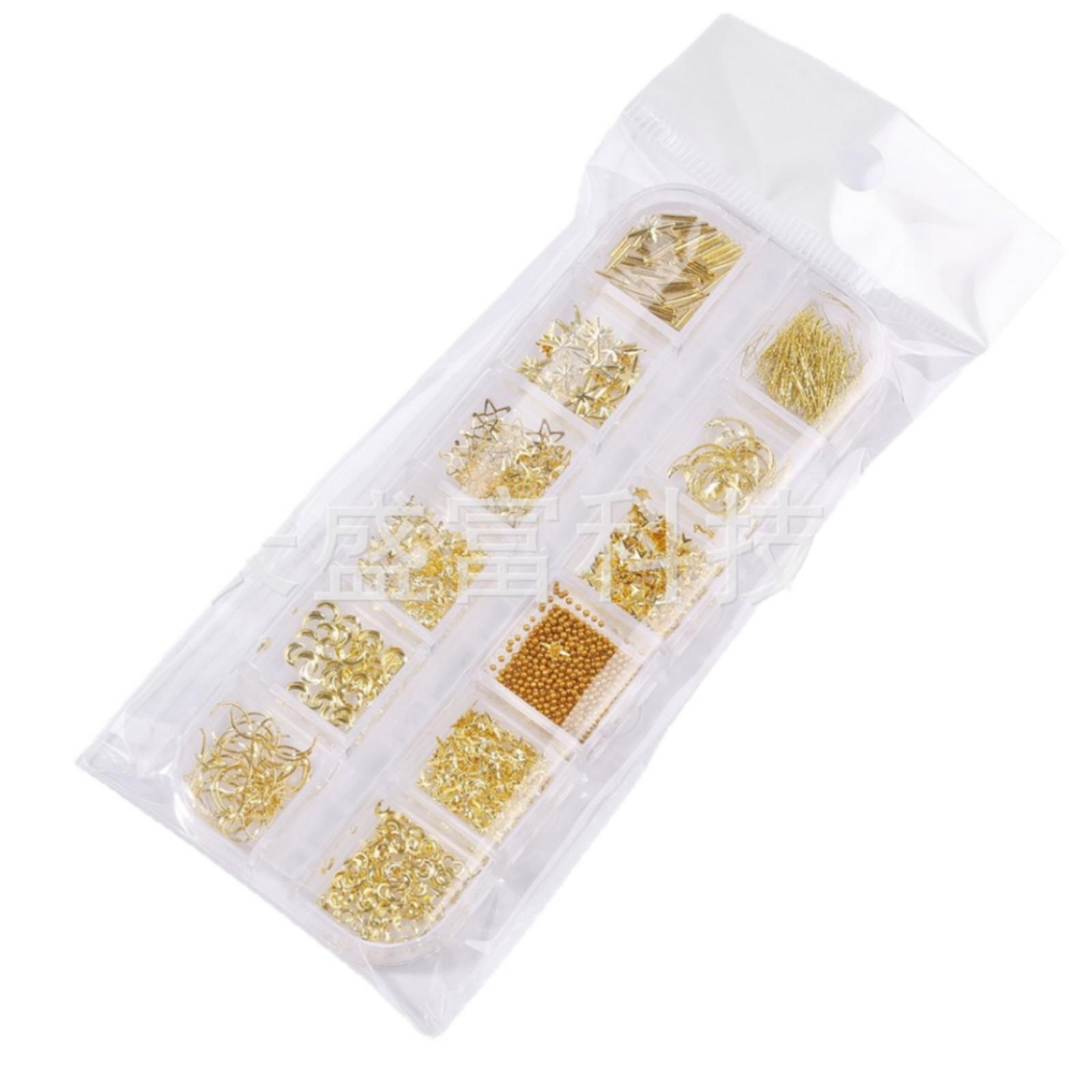Elegant Alloy Nail Art Rivets and Stickers