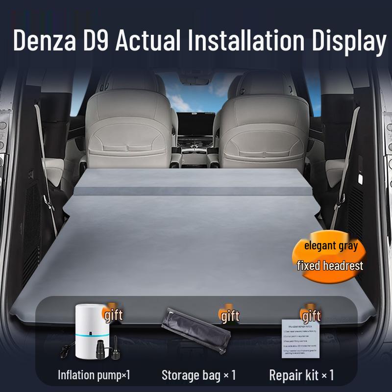 Denza D9 Auto-Bett: Automatische aufblasbare Matratze für Rücksitz & Kofferraum