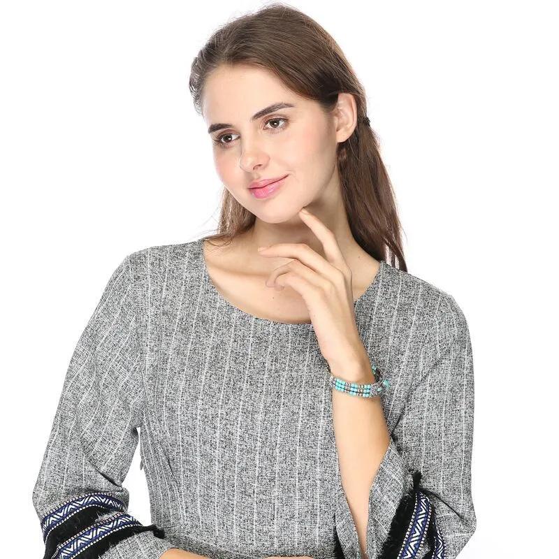 Turquoise Beaded Bracelet Bohemian Style Ethnic Style Bracelet for Women