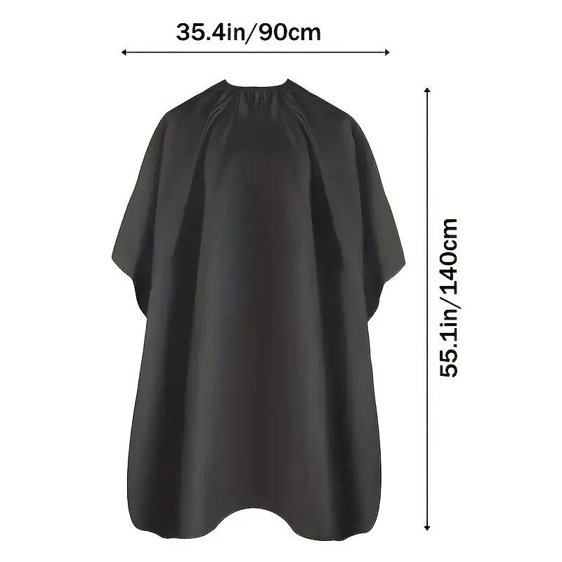 1PC Black Haircutting Bibs Bibs Adult Haircutting Bibs Apron Black Haircutting Bibs