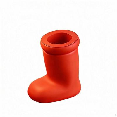 BootShaped Tissue Box Side Outlet Decorative Organic Resin Home Decor for Living Room,