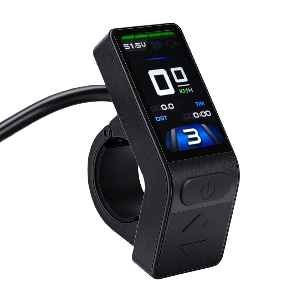 LCD displej pro elektrokolo TF04 Vodotěsný tachometr pro elektrokolo s SM konektorem pro úpravu