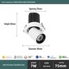 Adjustable Retractable LED Spotlight