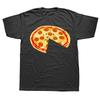 Funny Pizza Missing A Slice Matching Set Tshirts Men Womens Fashion Casual Tshirt 100 Cotton Loose Oversized T Shirt Summer