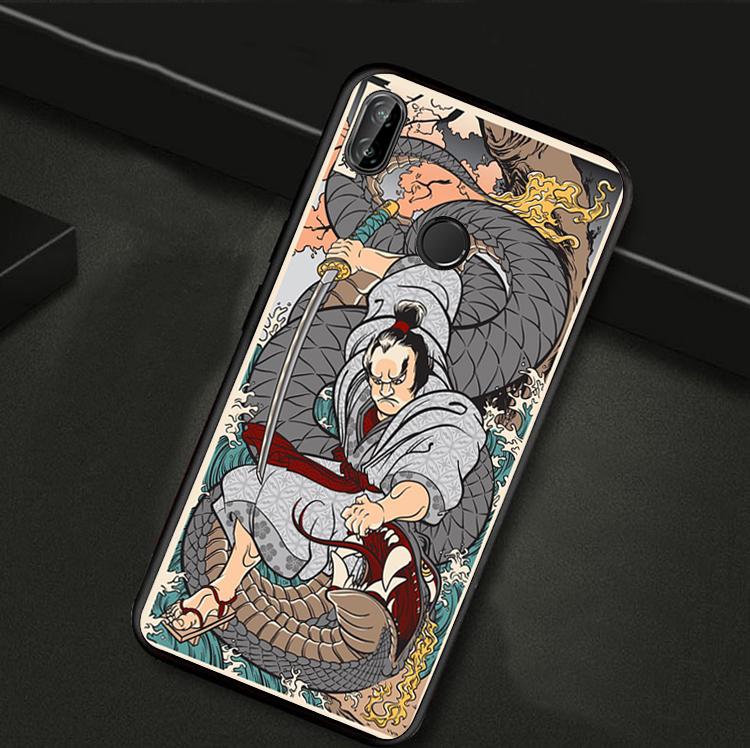 Anime Japanese Samurai For Huawei Nova Y70 Y60 Y90 Y61 Y91 Y73 Y72 12s 12i 11i 8i 9 10 SE P30 P40 Lite P60 Pro Case