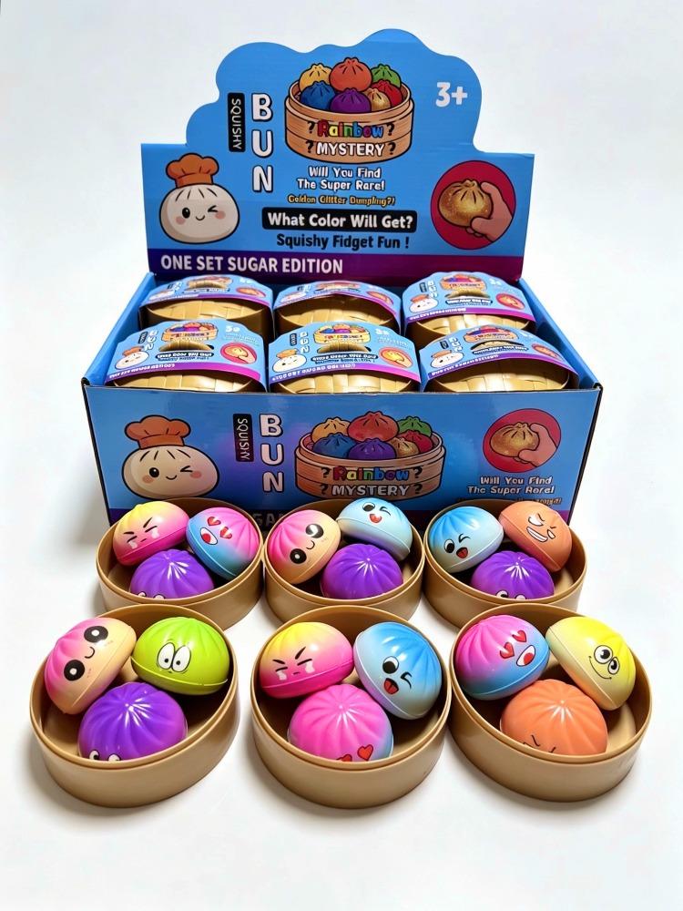 Zucker Edition Squishy Mystery Brötchen Spielzeug Farbe Langsam Rückprall Knödel Stressabbau Kneten Fidget Spielzeug Kinder Schreibtisch Dekoration Geschenk