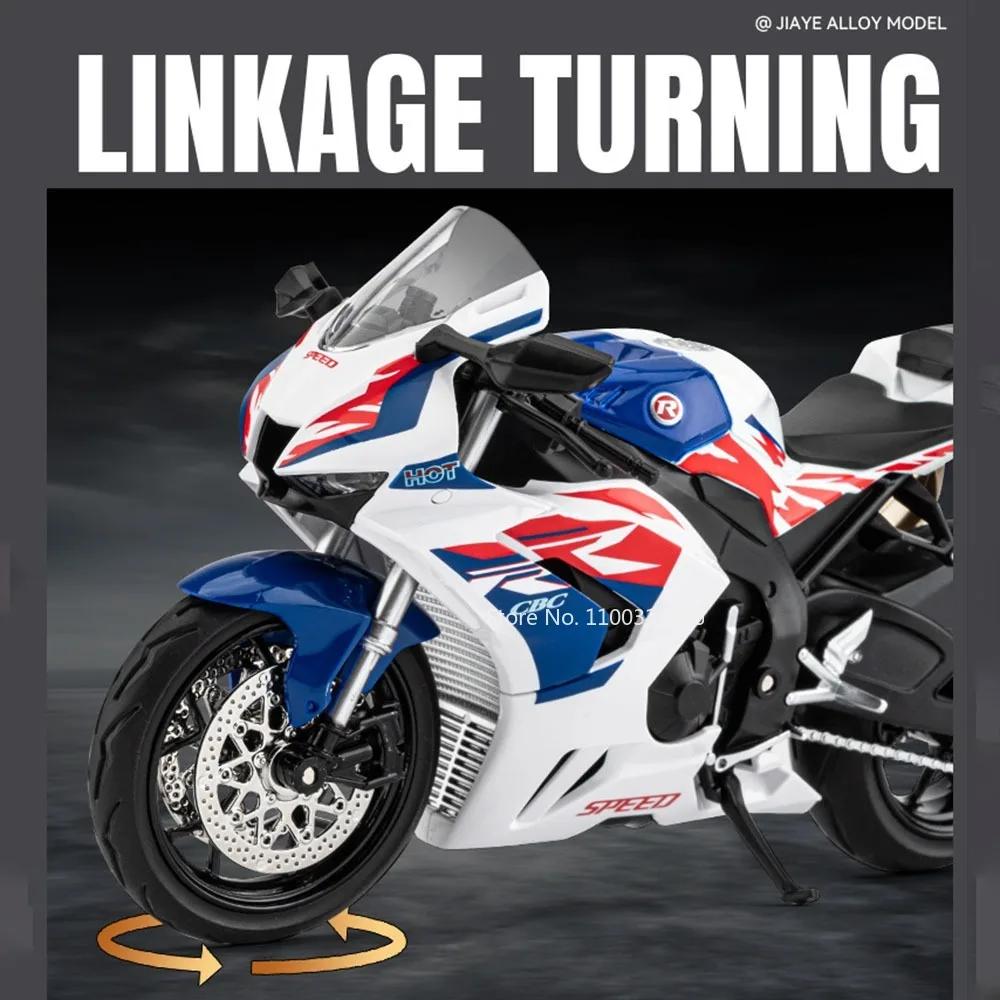 1:12 CBR1000 Alloy Motorcycle Model Metal Diecasts Toy Vehicle The Front Wheels Can Rotate Motorbike Toy for Boy Gift Collection