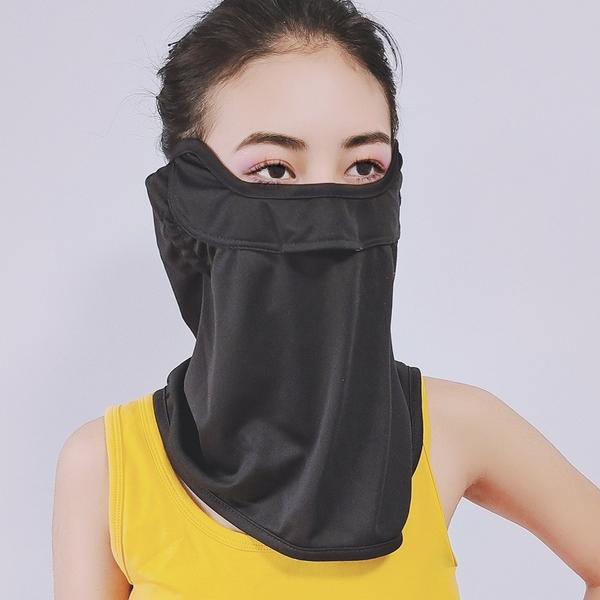 Summer Women UV Protection Face Mask Ice Silk Cooling Ear Cover Neck Guard Cycling Driving Outdoor Eye Shield Breathable