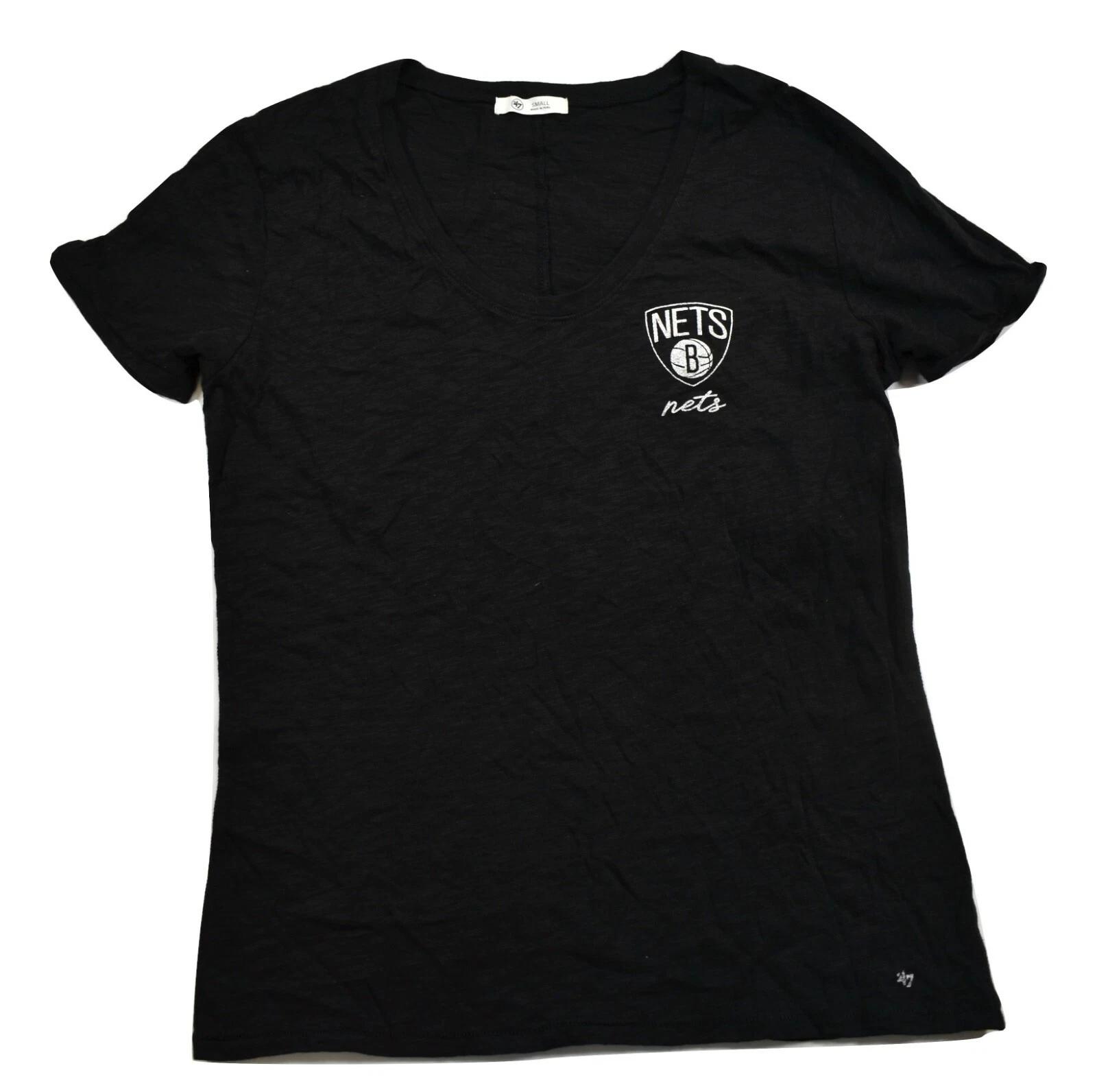 47 Brand Womens NBA Brooklyn Nets Basketball Shirt New S 4XL