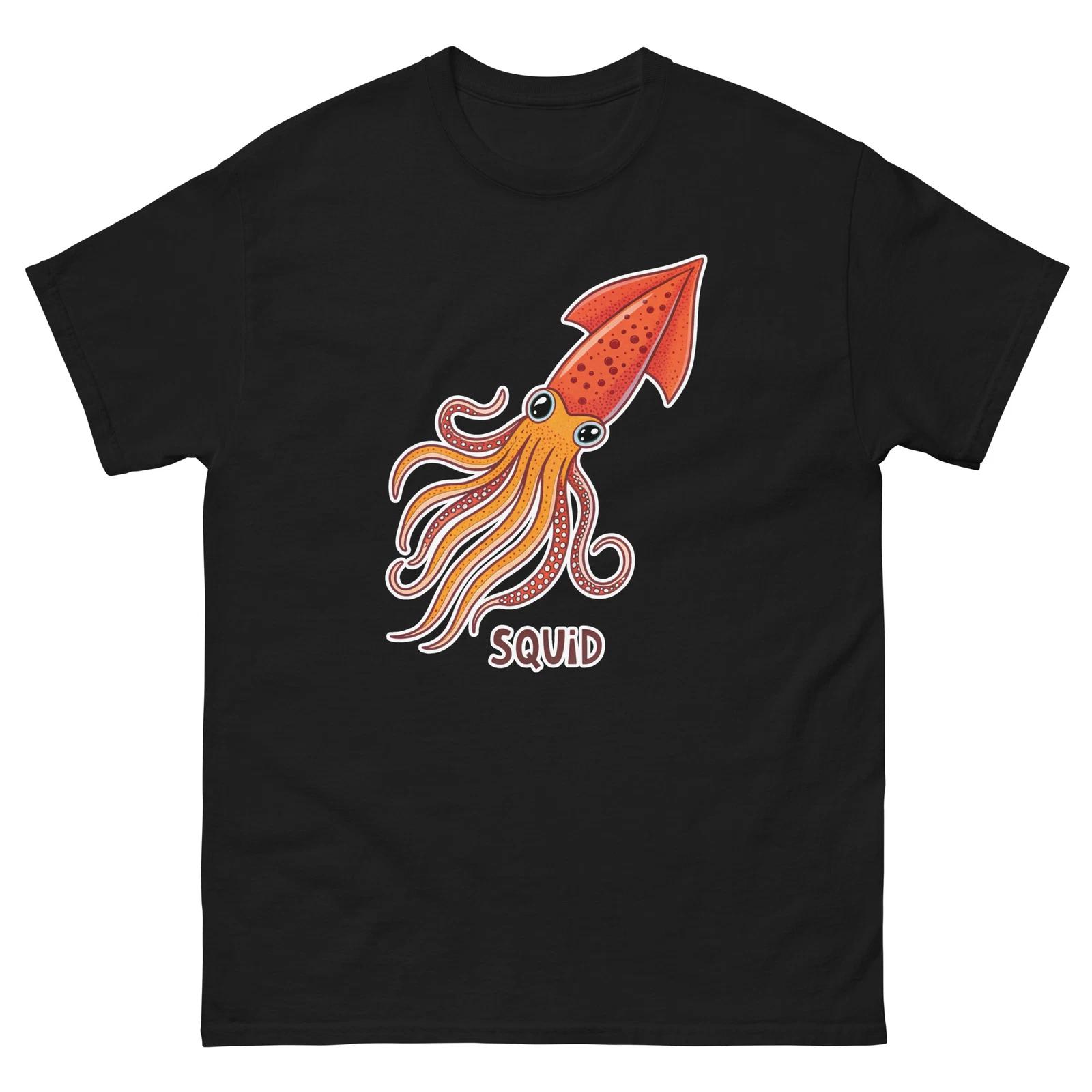 

Squid Animal Nature Wonderful Amazing T-Shirt 3XL