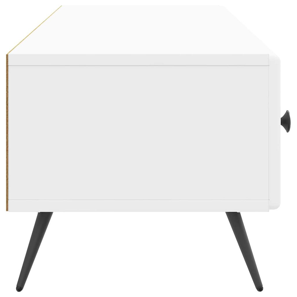 TV Cabinet High Gloss White 147 x 34.5 x 30 cm Particleboard