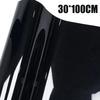 Aesthetic Enhancing High Gloss Black Vinyl Film for Cars DIY Use 300CM