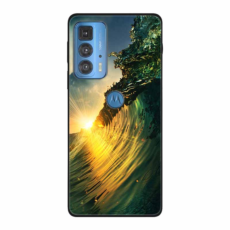 Dla Motorola Moto Edge 20 Pro Lite 5G Case odporny na wstrząsy miękki silikon TPU tylna pokrywa dla Moto Edge20 Fusion Pro etui na telefony śliczne