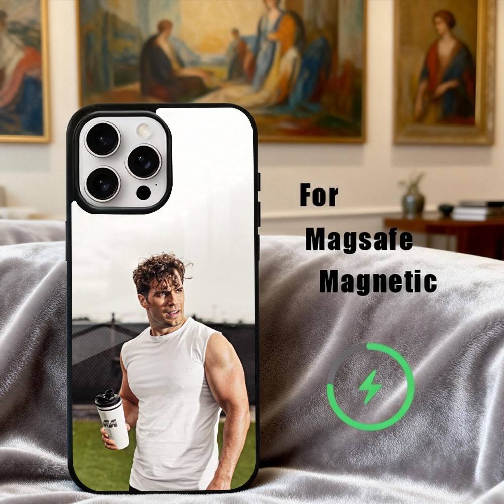 H-Henry well-groomed C-Cavill Phone Case For iPhone17,16,15,14,13,12,11 Plus,Pro Max Magnetic For Magsafe Wireless Charging