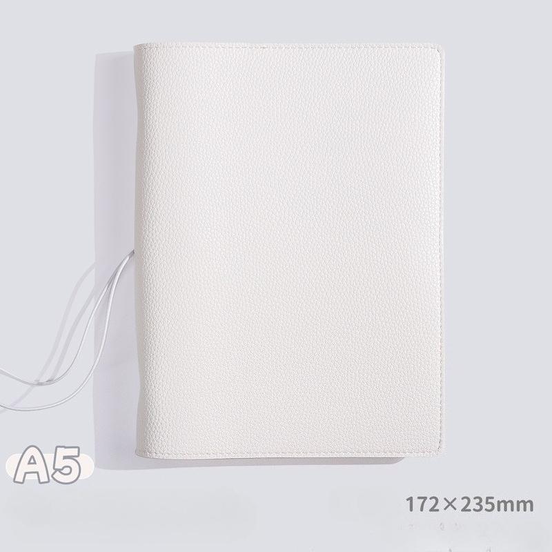 A5 Soft PU DIY Binder Photocards Collect Book Diary Agenda Planner Cover Album Stationery