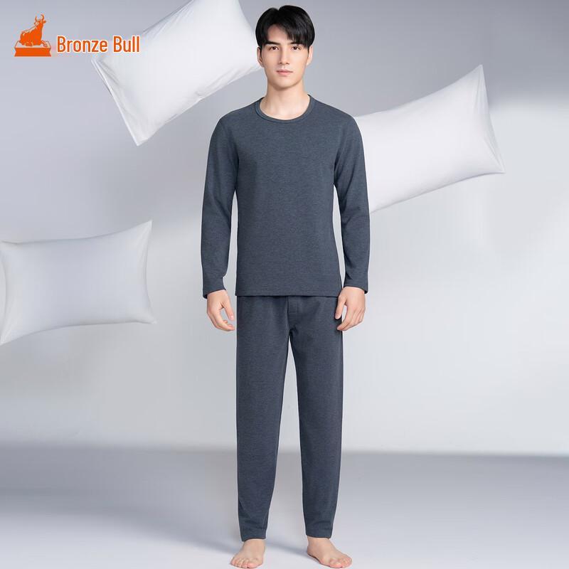 Tongniu Men's Thick Soft Fleece Thermal Underwear Set
