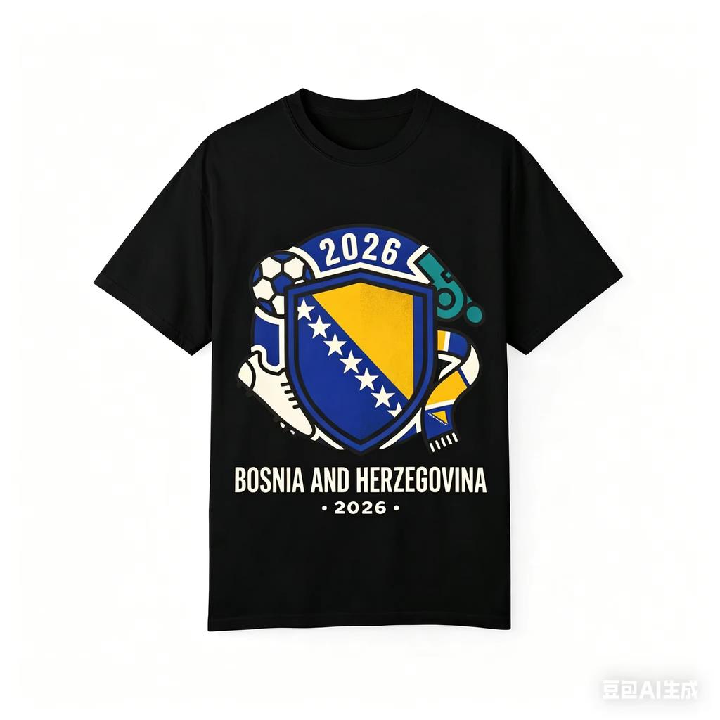 2026 New Bosnia and Herzegovina Graphic‑Print Unisex High‑Quality Crew‑Neck Short‑Sleeve T‑Shirt, Hot‑Selling Casual Summer Top T-shirt
