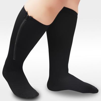 Calzini a compressione con cerniera taglie forti per sport e fitness
