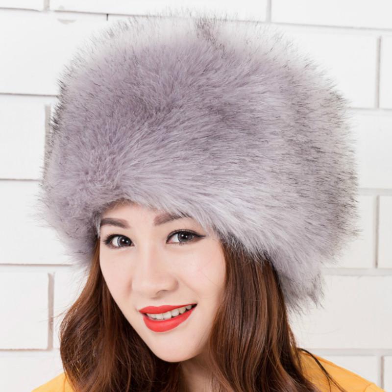 Hat Female Winter Fur Hat Fashion Warm 