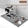 Silicone Espresso Machine & Counter Mat with Water Filter Function