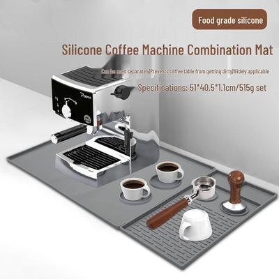 Alfombrilla de Silicona para Máquina de Espresso y Encimera con Función de Filtro de Agua