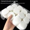 1200pcs Half-Round Cotton Pads, 80g Thick, Pearl Dot Texture, for Wet Compress & Makeup Removal with Salicylic Acid