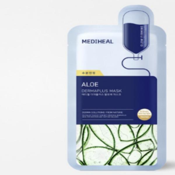 Mediheal Derma Plus Aloe Mask – Soothing & Moisture Care (10 Sheets)