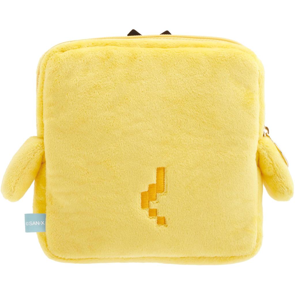 Rilakkuma Square Plush Pouch CA72401 H130 x W180 x D50mm San-X "Gaming Rilakkuma"