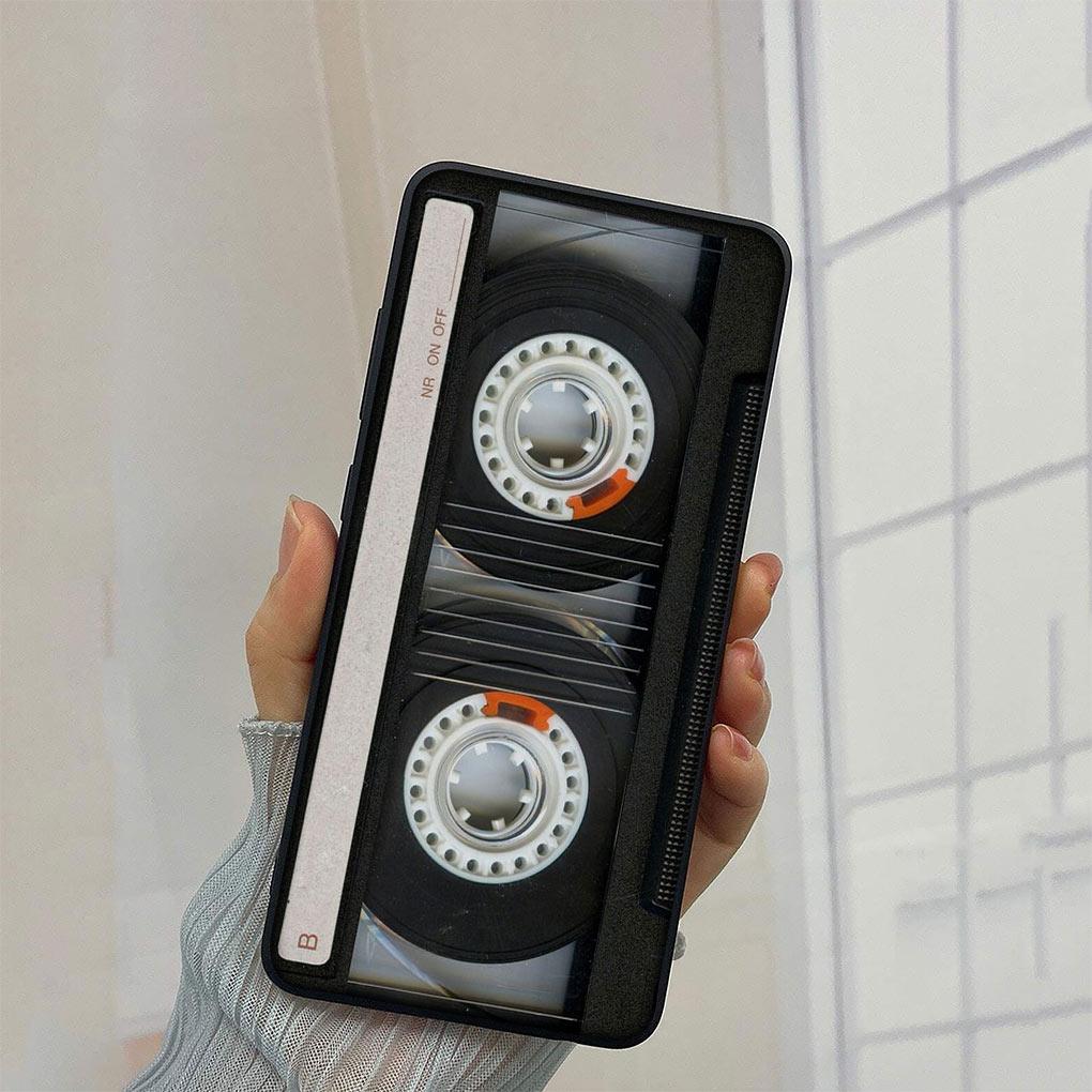 Cassette Tape Soft Phone Cover for Xiaomi Redmi Note 13 13C A3 A3X Mi POCO F6 F5 Pro C65 C55 C50 C51 Silicone Case