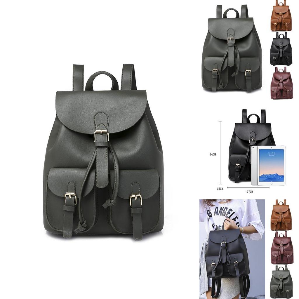Chic Women's Pu Leather Backpack With Soft Material And Wear Resistant Design