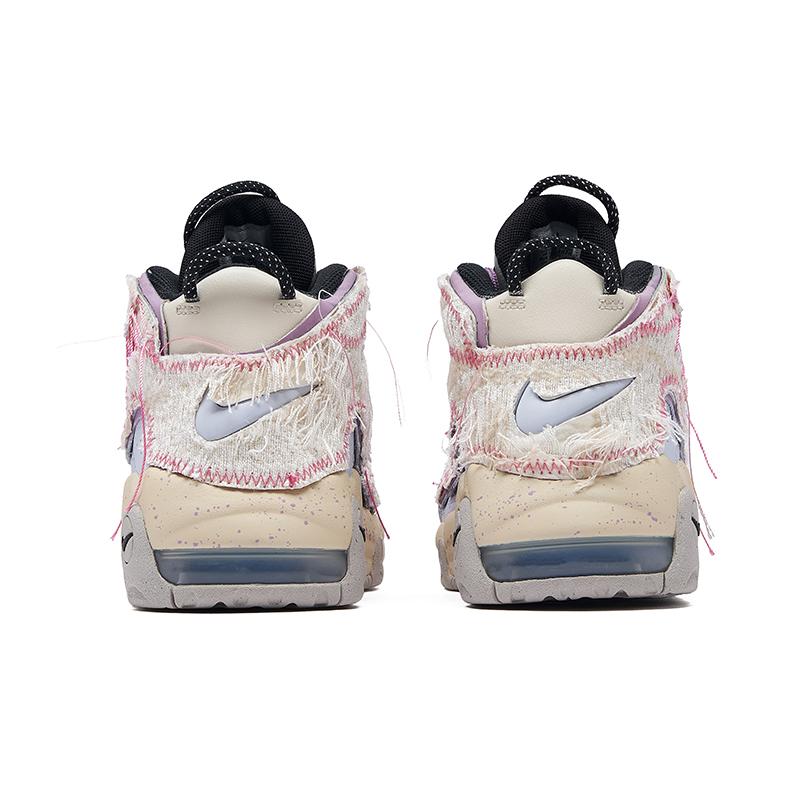 Nike Air More Uptempo Vintage Basketball Shoes Women's Mid top White/Purple/Pink FJ1387-001(TeamH-S-BOX)