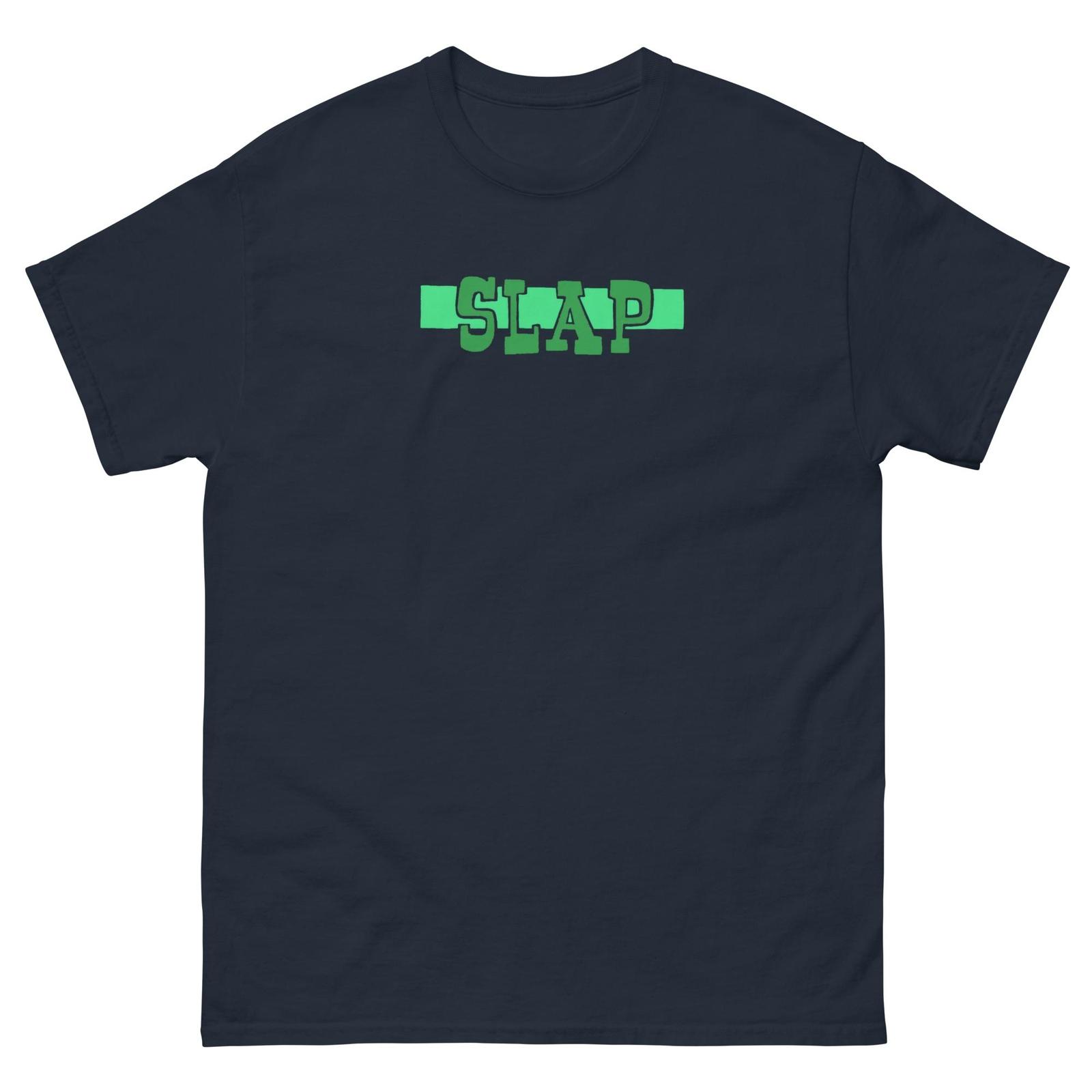 Slap Magazine Block Logo Skateboarding T-Shirt L