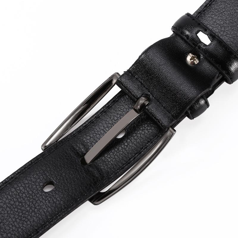 Men's Fashionable Imitation Leather Pin Buckle Belt