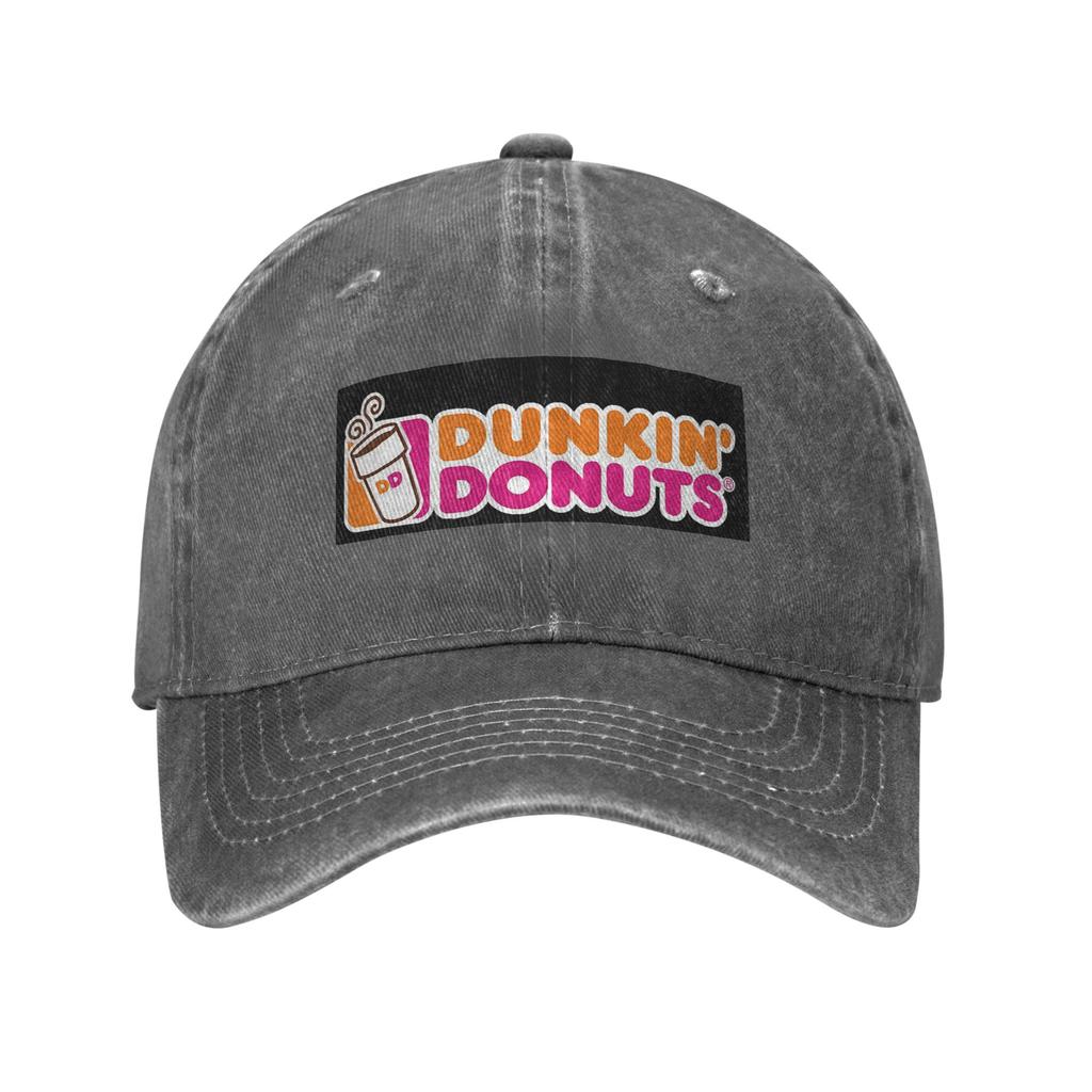 Dunkin Donuts  Denim Cap Casual Baseball Caps Adjustable Hat Summer Unisex Baseball Hats