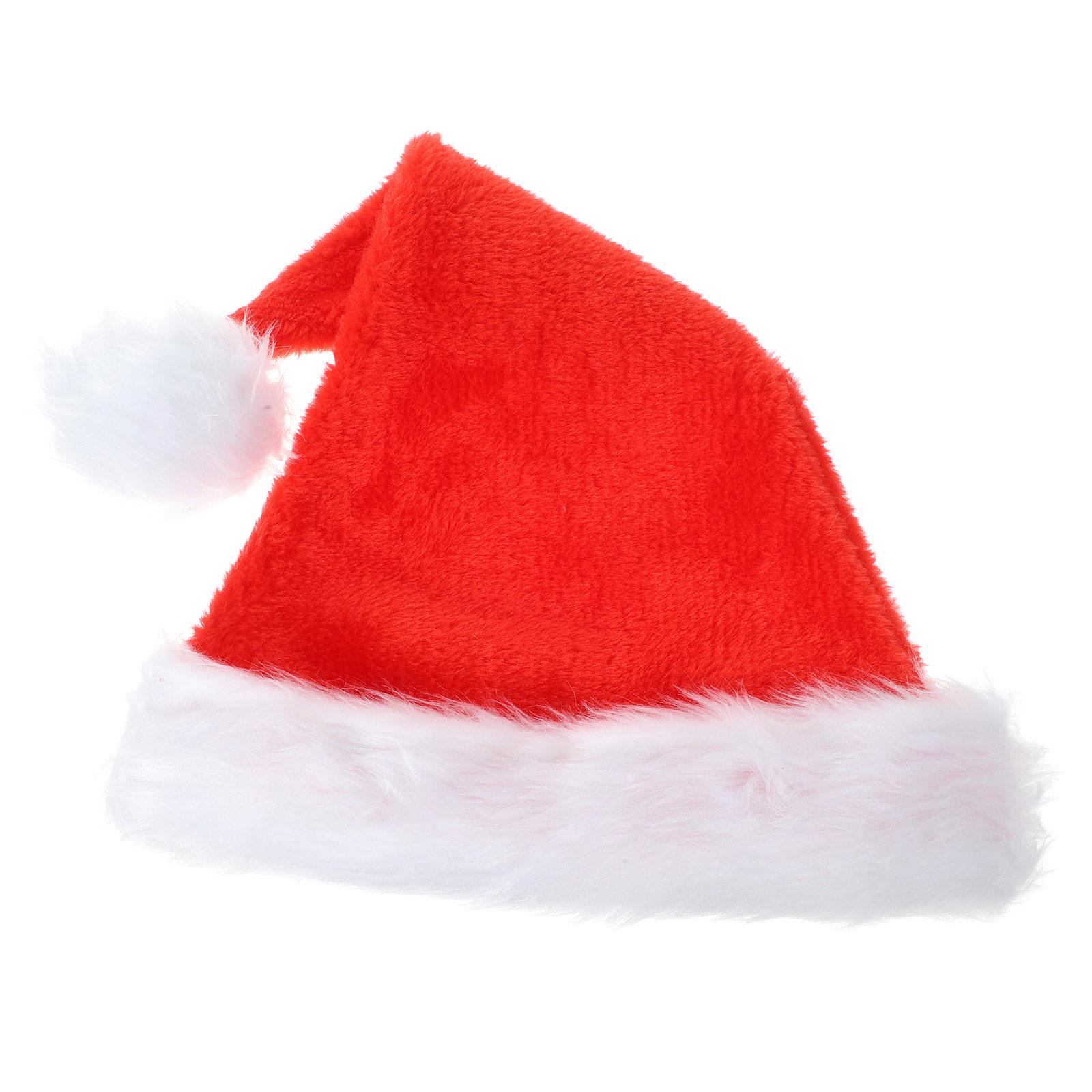 

Christmas Hat Soft Comfortable Santa Hat for Men Women Teens Christmas Party Decoration Warm Winter Xmas Headwear other