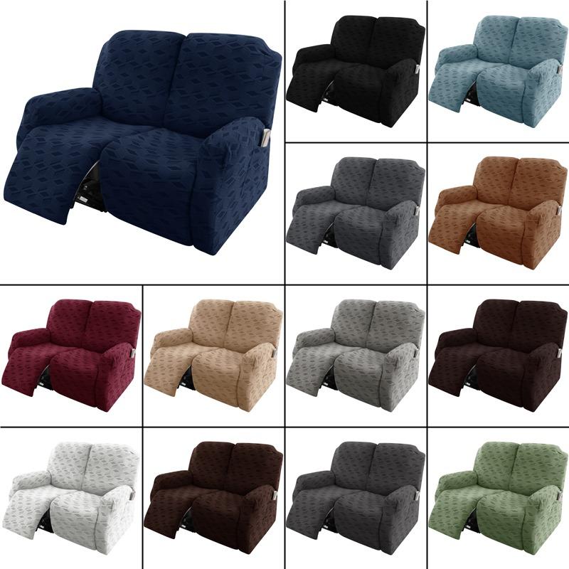 Elastic Jacquard Armchair Chair Cover 2 Seater 6pcs/set Recliner Sofa Cover for Living Room Relax Slipcover Protector