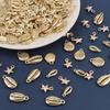 30/100 Random CCB Starfish Shells,  Diy Jewelry Accessories Bracelet Earrings, Pendant Alloy