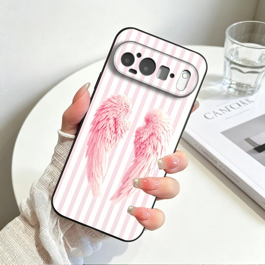 Case for Google Pixel 11 pro 10a 11ProXL 8a 7a 6a 9a 6 7 8 Pro 10 9 Pro XL Funda Phone Cover Angel Wing Feather