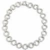 Great TIFFANY&Co. Necklace Triple Link Necklace Choker Accessories Silver 925 Used