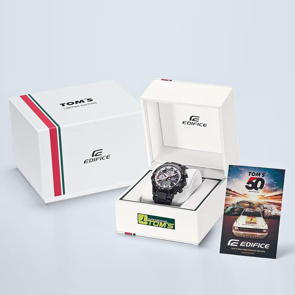 Casio Edifice Men's Watch 50th Anniversary Edition Sapphire Glass EFS-S641TMS-1A Generic Model