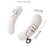 Warm Toilet Seat Cover 1-Pair Adhesive Washable Soft Winter Toilet Seat Cover With Handle For Winter Cold Weather Home RV Travel