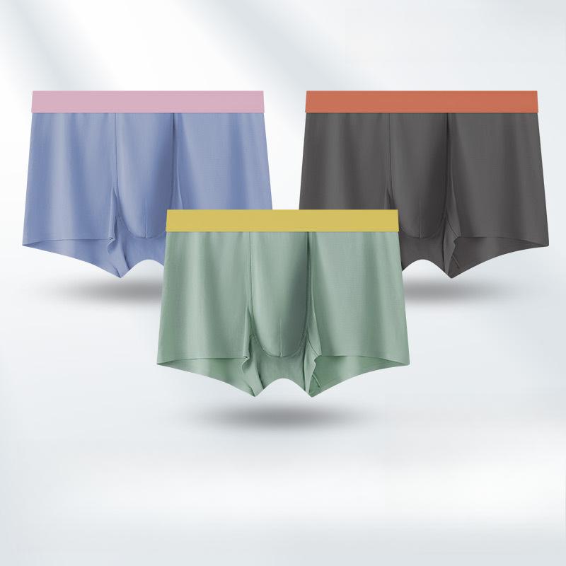 

3pcs Men s Seamless Sports Underwear Square Underwear Men s Underwear Breathable Underwear Boxer Brief XL