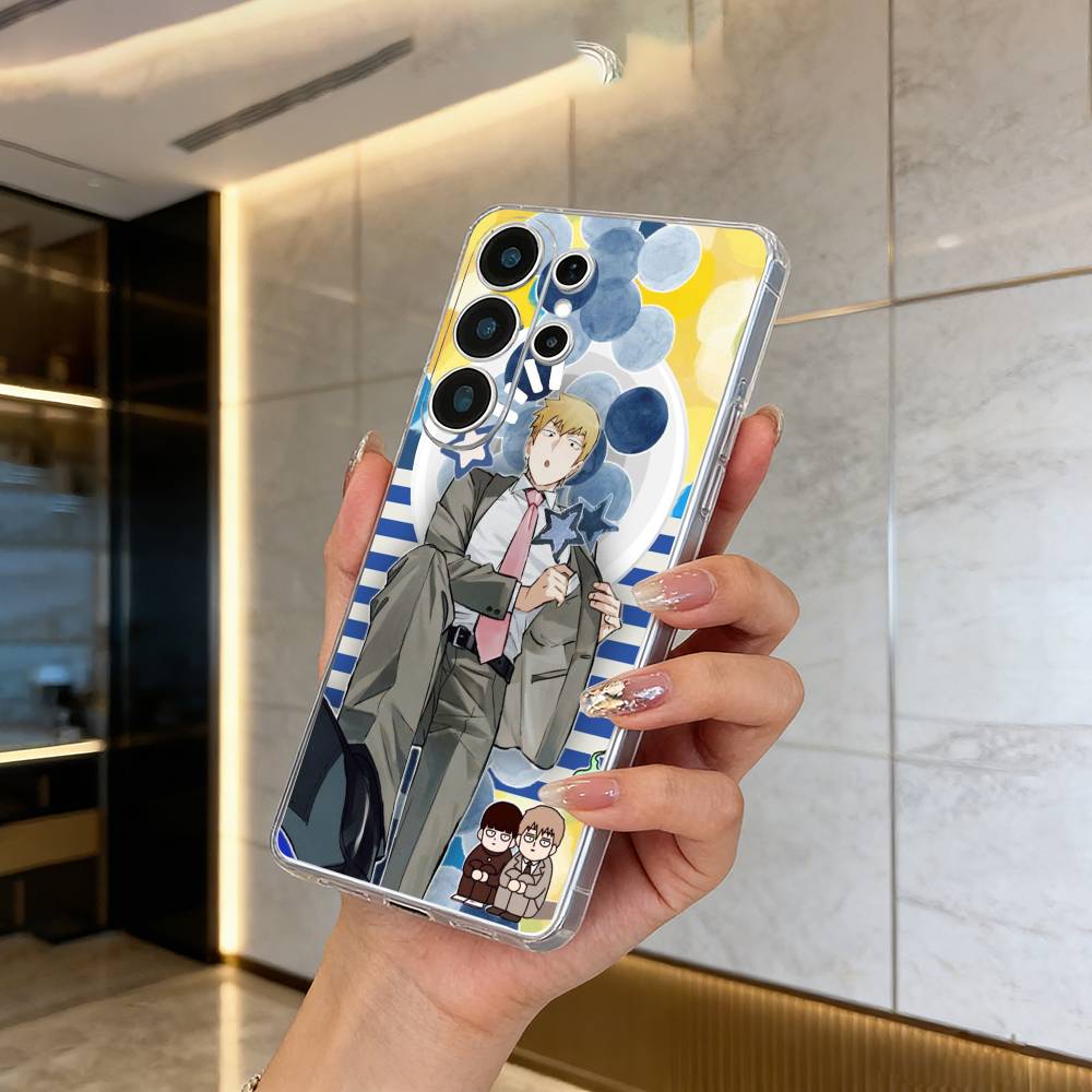 

M-Mob -Psycho -100 Clear Phone Case for Samsung S25, S24, S21, S22, S23, S30, Ultra, S20, Plus, FE, Lite Samsung S10plus